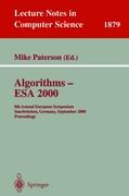 Algorithms - ESA 2000