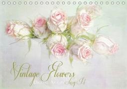 Vintage Flowers (Tischkalender 2021 DIN A5 quer)