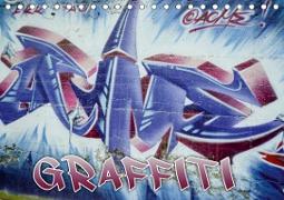 Graffiti - Kunst aus der Dose (Tischkalender 2021 DIN A5 quer)