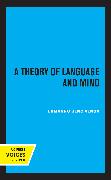 A Theory of Language and Mind