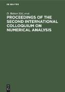 Proceedings of the Second International Colloquium on Numerical Analysis