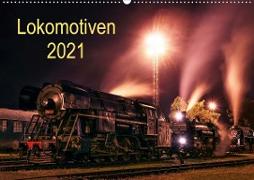 Lokomotiven 2021 (Wandkalender 2021 DIN A2 quer)