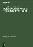 Poetical Passages in the Erdeni-Yin Tob¿i