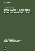 Das Canon Law der Kirche von England