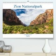Zion Nationalpark (Premium, hochwertiger DIN A2 Wandkalender 2021, Kunstdruck in Hochglanz)
