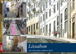 Lissabon aus einer ganz anderen Sicht. (Tischkalender 2021 DIN A5 quer)