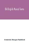 Old English musical terms