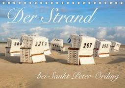 Der Strand bei Sankt Peter-Ording (Tischkalender 2021 DIN A5 quer)