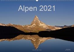 Alpen (Wandkalender 2021 DIN A2 quer)