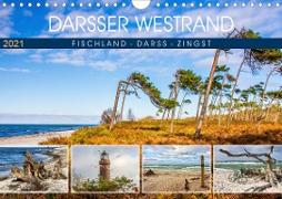 Darsser Weststrand - Fischland Darss Zingst (Wandkalender 2021 DIN A4 quer)