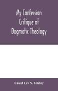 My confession, Critique of dogmatic theology