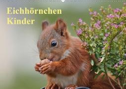Eichhörnchen Kinder (Wandkalender 2021 DIN A2 quer)