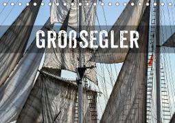 GROßSEGLER REGATTA (Tischkalender 2021 DIN A5 quer)