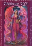 Göttinnnen · Shiva · Shakti · Yogini 2021 (Wandkalender 2021 DIN A2 hoch)