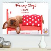 Funny Dogs (Premium, hochwertiger DIN A2 Wandkalender 2021, Kunstdruck in Hochglanz)