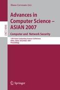 Advances in Computer Science - ASIAN 2007. Computer and Network Security