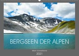 Bergseen der Alpen (Wandkalender 2021 DIN A2 quer)