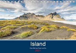 Island - Eine Welt aus Feuer und Eis (Tischkalender 2021 DIN A5 quer)