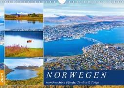 Norwegen wunderschöne Fjorde, Tundra & Taiga (Wandkalender 2021 DIN A4 quer)