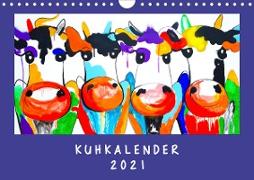 Kuhkalender (Wandkalender 2021 DIN A4 quer)