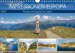 Impressionen Europa, Panoramafotografien by VogtArt (Wandkalender 2021 DIN A4 quer)
