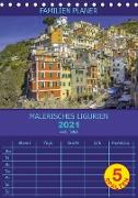 Malerisches Ligurien (Tischkalender 2021 DIN A5 hoch)