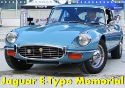 Jaguar E-Type Memorial (Wandkalender 2021 DIN A4 quer)