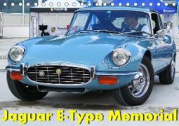 Jaguar E-Type Memorial (Tischkalender 2021 DIN A5 quer)