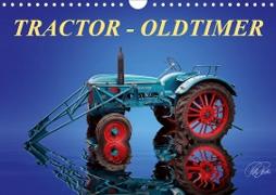 Tractor - Oldtimer / UK-Version (Wall Calendar 2021 DIN A4 Landscape)