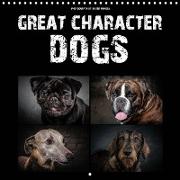 Great character dogs (Wall Calendar 2021 300 × 300 mm Square)
