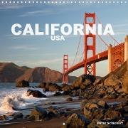 California - USA (Wall Calendar 2021 300 × 300 mm Square)