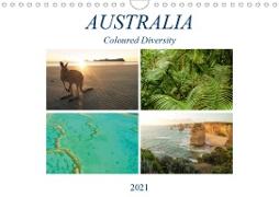 Australia - Coloured Diversity (Wall Calendar 2021 DIN A4 Landscape)