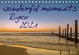 wonderful moments - Rügen 2021 (Tischkalender 2021 DIN A5 quer)