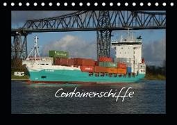 Containerschiffe (Tischkalender 2021 DIN A5 quer)