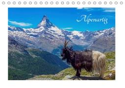 Alpenartig (Tischkalender 2021 DIN A5 quer)