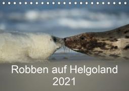 Robben auf Helgoland 2021CH-Version (Tischkalender 2021 DIN A5 quer)