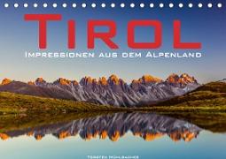 Tirol - Impressionen aus dem Alpenland (Tischkalender 2021 DIN A5 quer)