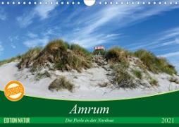 Amrum, die Perle in der Nordsee (Wandkalender 2021 DIN A4 quer)
