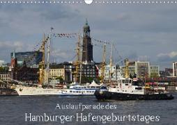 Auslaufparade des Hamburger Hafengeburtstages (Wandkalender 2021 DIN A3 quer)