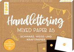 Handlettering Mixed Paper Block - Schwarz, Weiß, Kraftpapier - A5