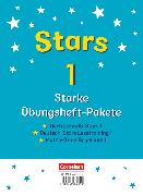 STARS - starke Übungshefte, Übungsheftpakete Deutsch und Mathematik, 1. Schuljahr, 3 Übungshefte im Paket mit Lösungen, Rechtschreib-Stars, Deutsch-Stars Lesetraining und Mathe-Stars Regelkurs
