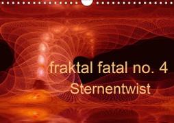 fraktal fatal no. 4 Sternentwist (Wandkalender 2021 DIN A4 quer)
