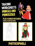 Tracing Worksheets (Princes and Princesses)