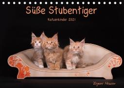 Süße Stubentiger - Katzenkinder (Tischkalender 2021 DIN A5 quer)