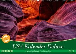 USA Kalender Deluxe (Wandkalender 2021 DIN A2 quer)