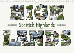 Scottish Highlands (Wall Calendar 2021 DIN A4 Landscape)
