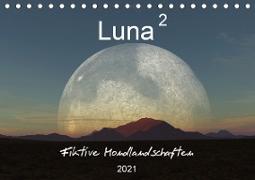 Luna 2 - Fiktive Mondlandschaften (Tischkalender 2021 DIN A5 quer)