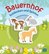 Bauernhof (Pappbilderbuch + 3 Holzfiguren)