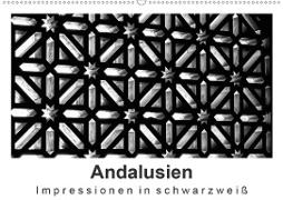 Andalusien Impressionen in schwarzweiß (Wandkalender 2021 DIN A2 quer)