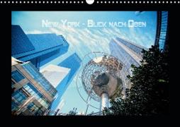 New York - Blick nach oben (Wandkalender 2021 DIN A3 quer)
